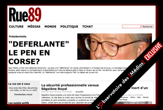 Exclusivité Maquette Rue89.com