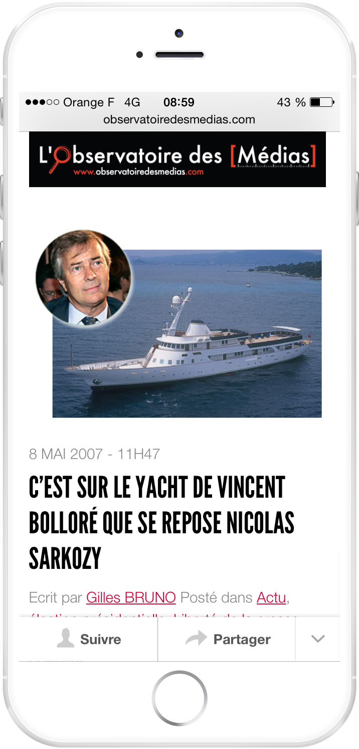 nous lire sur iPhone