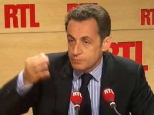 Nicolas Sarkozy sur RTL