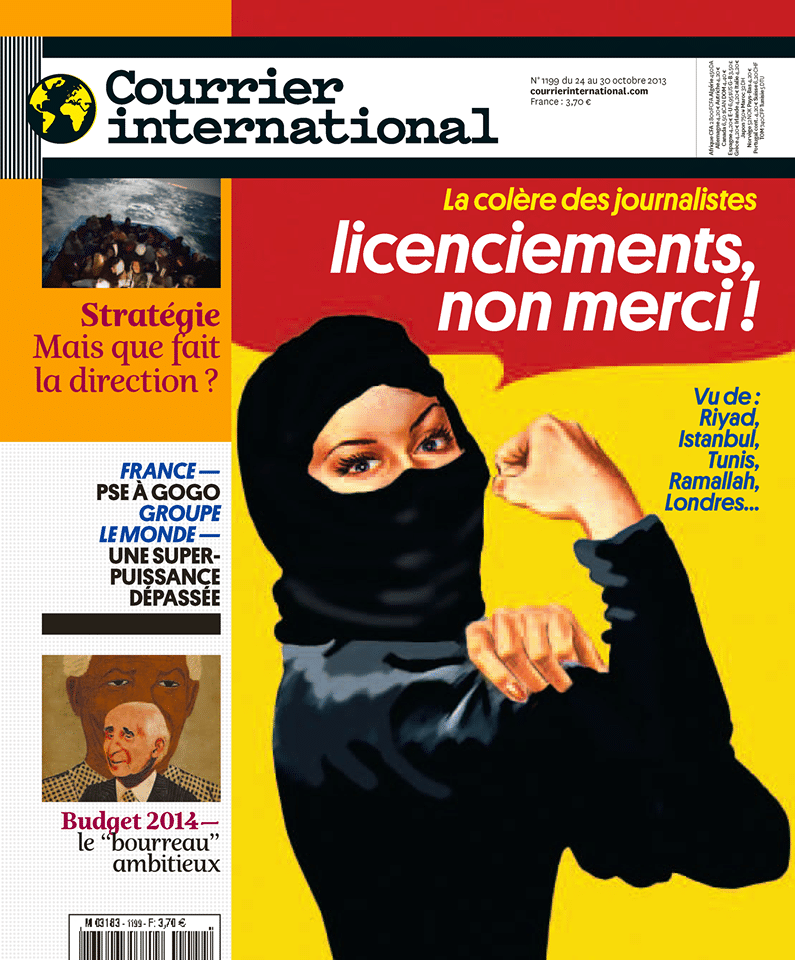 Un des visuels envoyés à Courrier International et que le journal a publié sur sa page Facebook "Sauver Courrier International"