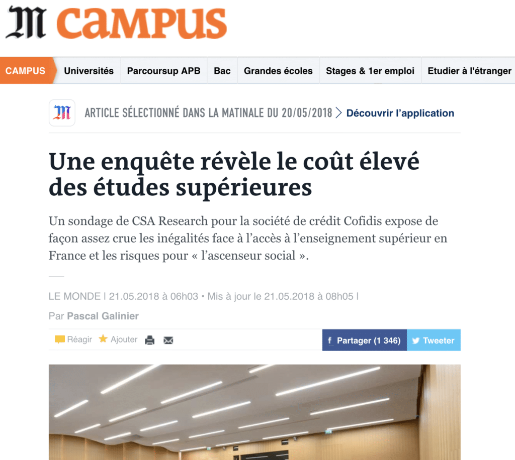 Cofidis sur Le Monde
