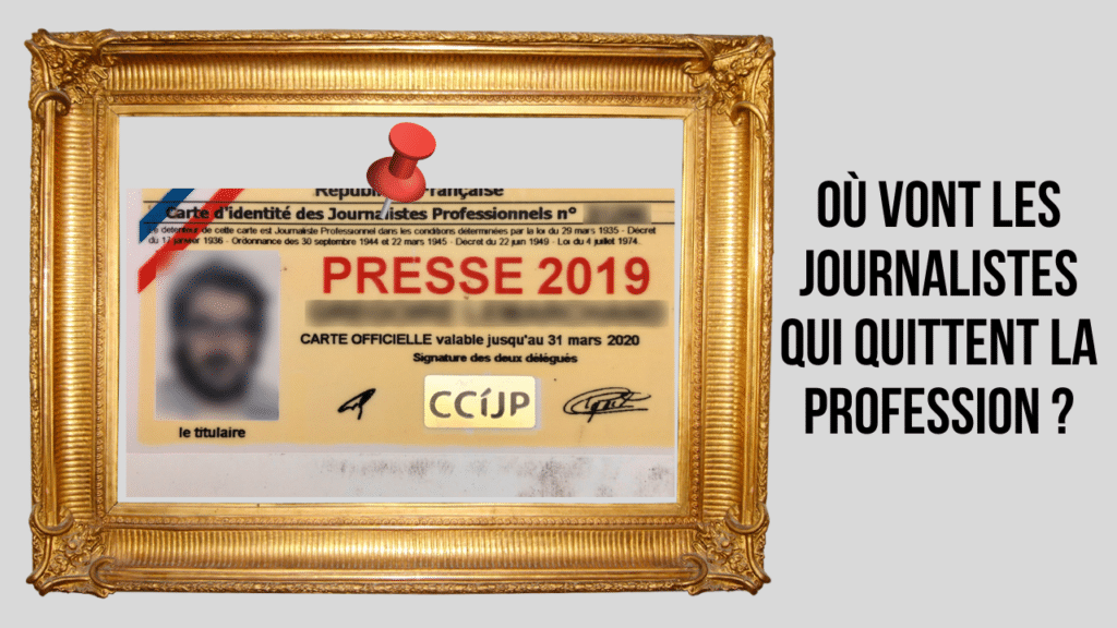 Où vont les journalistes qui quittent la profession ?